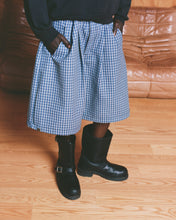 Load image into Gallery viewer, Blue Plaid Structured Triptych Jort