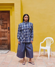 Load image into Gallery viewer, Indigo Diptych Japanese Denim Jort