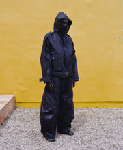 Load image into Gallery viewer, Waxed Indigo Anorak Japanese Nylon Jacket