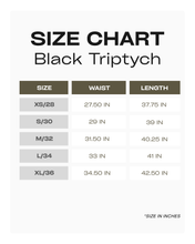 Load image into Gallery viewer, Black Japanese Twill Triptych Trouser