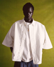 Load image into Gallery viewer, Natural Japanese Poplin 3/4 Button-Up