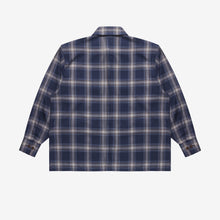 Load image into Gallery viewer, Navy Ombre Shoulder Padded Button Down