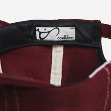 Load image into Gallery viewer, Maroon Wool Short Brim Cap