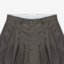 Load image into Gallery viewer, Pinstripe Japanese Wool Triptych Trouser