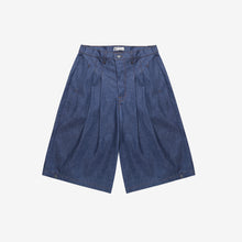 Load image into Gallery viewer, Indigo Diptych Japanese Denim Jort
