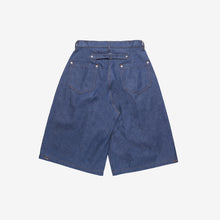 Load image into Gallery viewer, Indigo Diptych Japanese Denim Jort