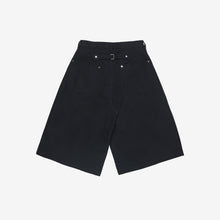 Load image into Gallery viewer, Black Diptych Nylon Canvas Jort
