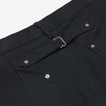 Load image into Gallery viewer, Black Diptych Nylon Canvas Jort