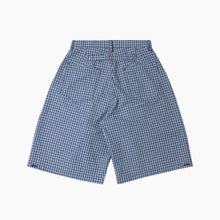 Load image into Gallery viewer, Blue Plaid Structured Triptych Jort