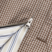 Load image into Gallery viewer, Plaid Double Zip Japanese Track Jacket