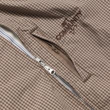 Load image into Gallery viewer, Plaid Double Zip Japanese Track Jacket