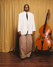 Load image into Gallery viewer, Cream Pinstripe Japanese Wool Blazer