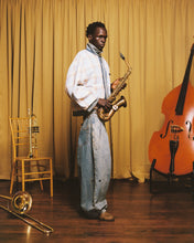 Load image into Gallery viewer, Washed Indigo Triptych Japanese Denim