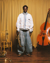 Load image into Gallery viewer, Washed Indigo Triptych Japanese Denim