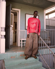 Load image into Gallery viewer, Brown Structured Triptych Japanese Denim