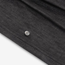 Load image into Gallery viewer, Black Structured Triptych Japanese Denim