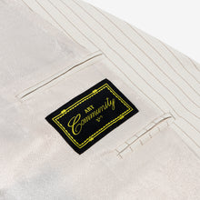 Load image into Gallery viewer, Cream Pinstripe Japanese Wool Blazer