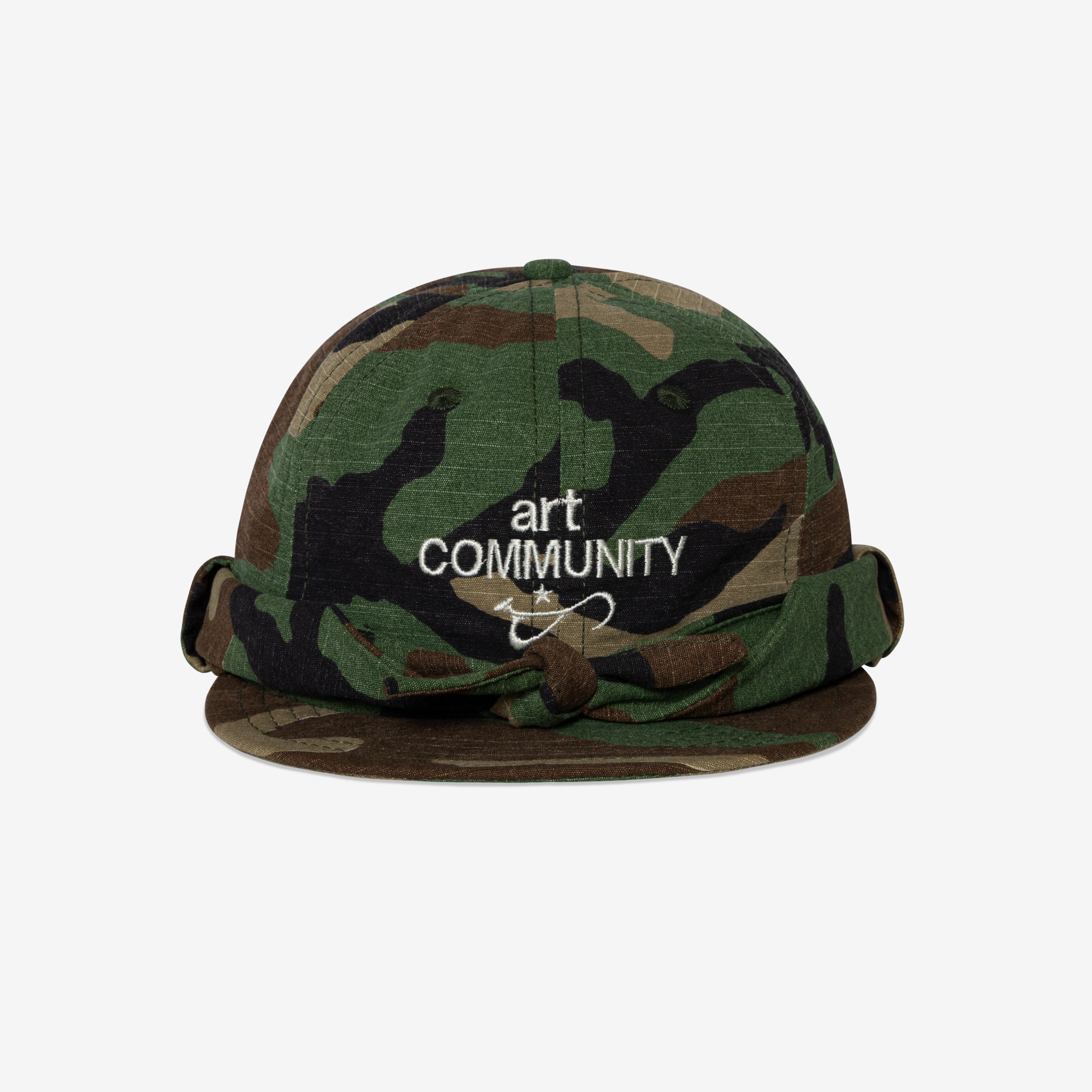 Ripstop Camo Short Brim Triptych Cap – ARTBRANDCO