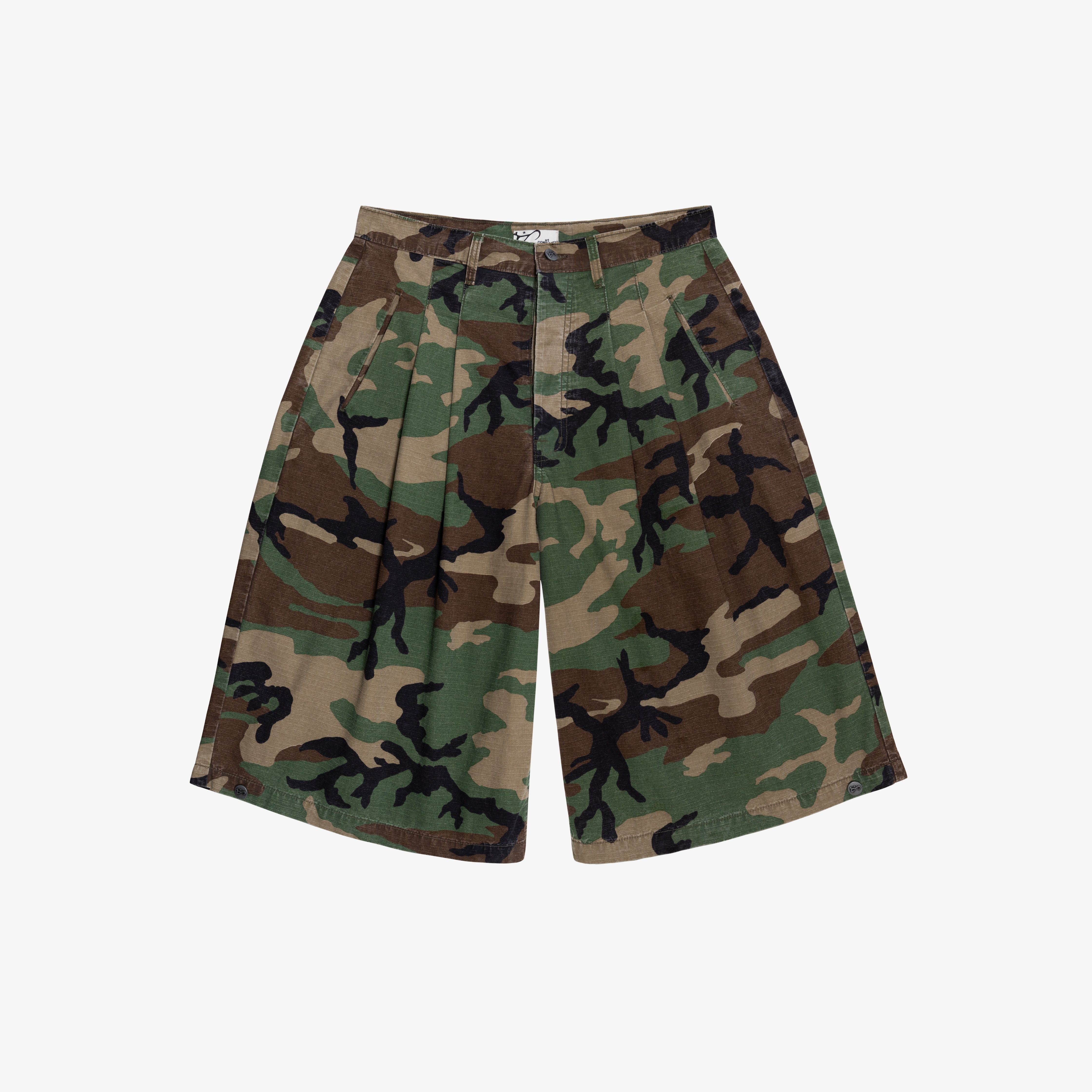 Ripstop Camo Diptych Jorts – Art Community