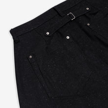 Load image into Gallery viewer, Pin Dot Black Triptych Japanese Denim