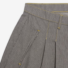 Load image into Gallery viewer, Pinstripe Triptych Japanese Denim
