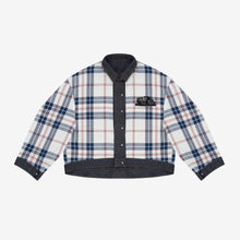 Load image into Gallery viewer, Reversible 7 Pocket Japanese Denim Jacket