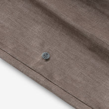 Load image into Gallery viewer, Brown Structured Triptych Japanese Denim