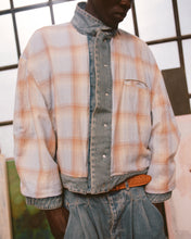 Load image into Gallery viewer, Washed Indigo Reversible 7 Pocket Japanese Denim Jacket
