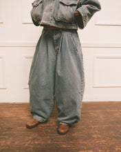 Load image into Gallery viewer, Washed Indigo Triptych Japanese Denim
