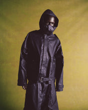 Load image into Gallery viewer, Waxed Indigo Anorak Japanese Nylon Jacket
