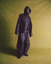 Load image into Gallery viewer, Waxed Indigo Anorak Japanese Nylon Jacket

