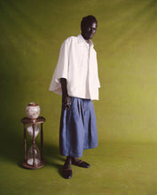 Load image into Gallery viewer, Natural Japanese Poplin 3/4 Button-Up
