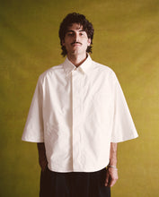 Load image into Gallery viewer, Natural Japanese Poplin 3/4 Button-Up
