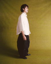 Load image into Gallery viewer, Natural Japanese Poplin 3/4 Button-Up
