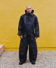 Load image into Gallery viewer, Waxed Indigo Anorak Japanese Nylon Jacket
