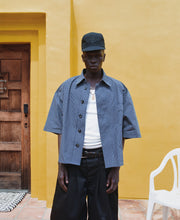 Load image into Gallery viewer, Black Nylon Canvas Short Brim Cap
