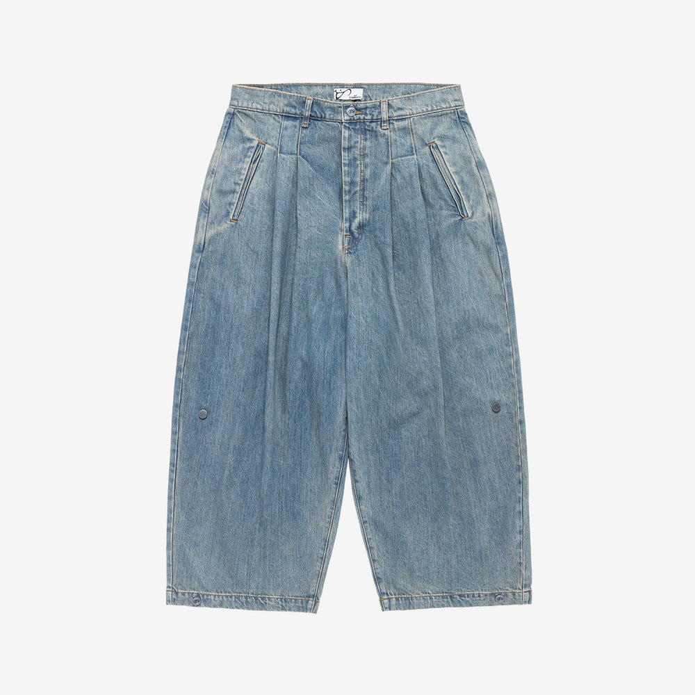 Washed Indigo Triptych Japanese Denim