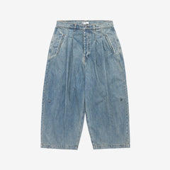 Washed Indigo Triptych Japanese Denim