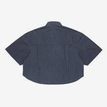 Load image into Gallery viewer, Blue Plaid Japanese 3/4 Shirt
