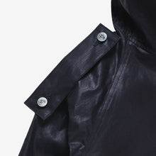 Load image into Gallery viewer, Waxed Indigo Anorak Japanese Nylon Jacket

