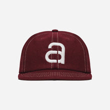 Load image into Gallery viewer, Maroon Wool Short Brim Cap
