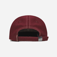 Load image into Gallery viewer, Maroon Wool Short Brim Cap
