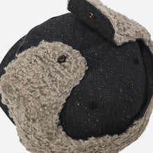 Load image into Gallery viewer, Nep Indigo Pilot Short Brim Fitted Cap
