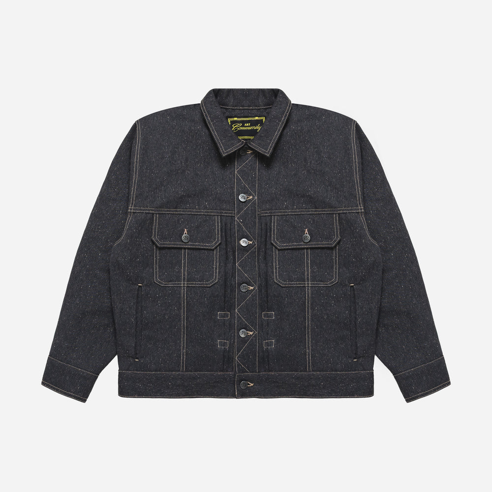 Nep Indigo Motif Japanese Denim Jacket