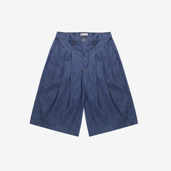 Indigo Diptych Japanese Denim Jort