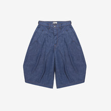Load image into Gallery viewer, Indigo Diptych Japanese Denim Jort

