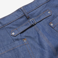 Load image into Gallery viewer, Indigo Diptych Japanese Denim Jort
