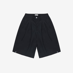 Black Diptych Nylon Canvas Jort