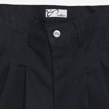 Load image into Gallery viewer, Black Diptych Nylon Canvas Jort
