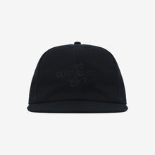 Load image into Gallery viewer, Black Nylon Canvas Short Brim Cap
